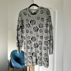 BCBG rose sweater dress